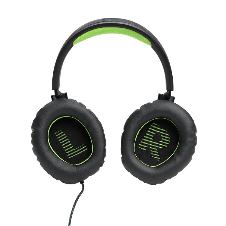 JBL Quantum 100X | Casque de jeu filaire circum-auriculaire - Pour Console X-box - Noir/Vert-SONXPLUS La Sarre