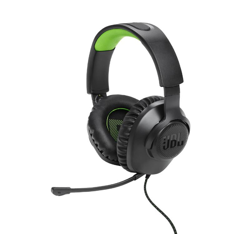 JBL Quantum 100X | Casque de jeu filaire circum-auriculaire - Pour Console X-box - Noir/Vert-SONXPLUS La Sarre