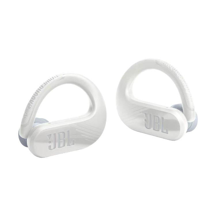 JBL Endurance Peak III | Écouteurs Sport intra-auriculaires - 100% Sans fil - Étanche - Conception Powerhook - Blanc-SONXPLUS La Sarre