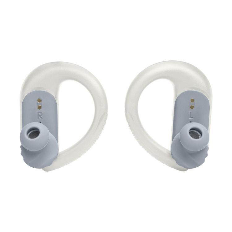 JBL Endurance Peak III | Écouteurs Sport intra-auriculaires - 100% Sans fil - Étanche - Conception Powerhook - Blanc-SONXPLUS La Sarre