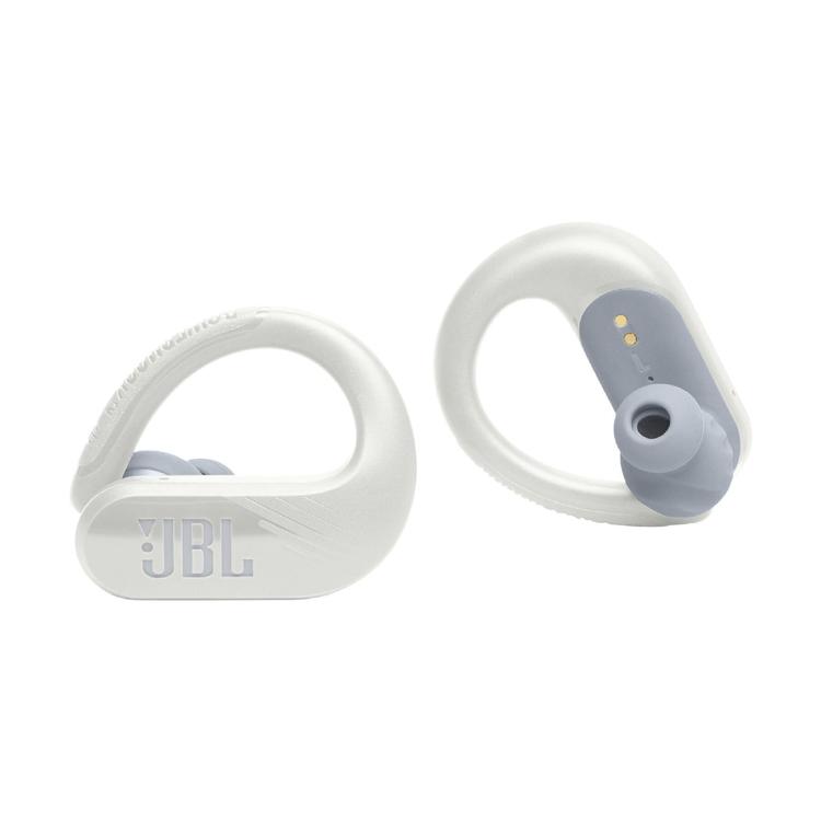 JBL Endurance Peak III | Écouteurs Sport intra-auriculaires - 100% Sans fil - Étanche - Conception Powerhook - Blanc-SONXPLUS La Sarre