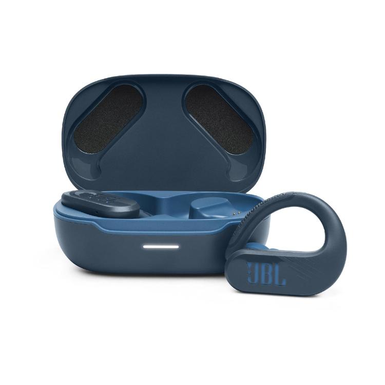 JBL Endurance Peak III | Écouteurs Sport intra-auriculaires - 100% Sans fil - Étanche - Conception Powerhook - Bleu-SONXPLUS La Sarre
