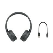 Sony WHCH520 | Écouteurs supra-auriculaires - Sans fil - Bluetooth - Jusqu'à 50 heures d'autonomie - Noir-SONXPLUS La Sarre