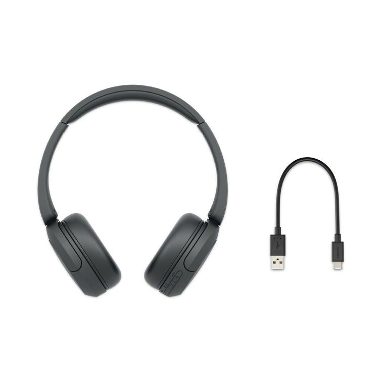 Sony WHCH520 | Écouteurs supra-auriculaires - Sans fil - Bluetooth - Jusqu'à 50 heures d'autonomie - Noir-SONXPLUS La Sarre