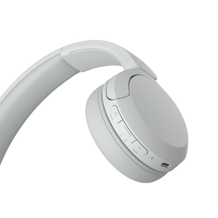 Sony WH-CH520 | Écouteurs supra-auriculaires - Sans fil - Bluetooth - Jusqu'à 50 heures d'autonomie - Blanc-SONXPLUS La Sarre