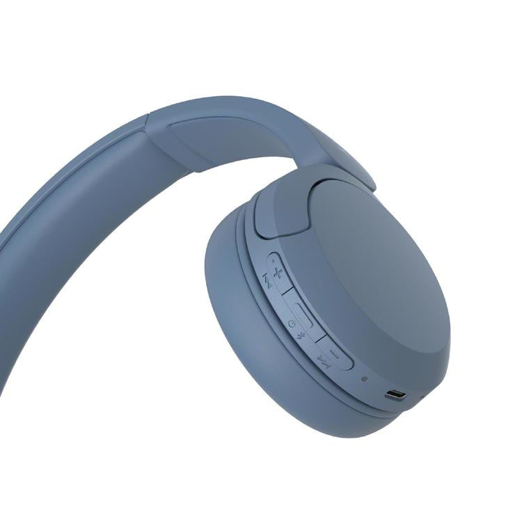 Sony WH-CH520 | Écouteurs supra-auriculaires - Sans fil - Bluetooth - Jusqu'à 50 heures d'autonomie - Bleu-SONXPLUS La Sarre