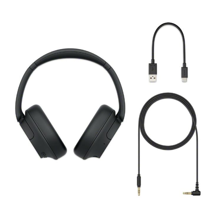 Sony WH-CH720N | Écouteurs circum-auriculaires - Sans fil - Bluetooth - Réduction du bruit - Jusqu'à 35 heures d'autonomie - Microphone - Noir-SONXPLUS La Sarre