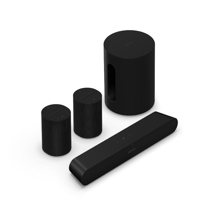Sonos | Ensemble immersif avec Ray - Sub Mini - 2 x Era 100 - Noir-SONXPLUS La Sarre