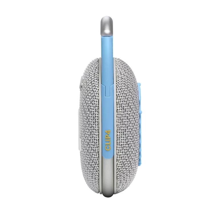 JBL Clip 4 Eco | Haut-parleur - Ultra-portable - Étanche - Bluetooth - Mousqueton intégré - Blanc-SONXPLUS La Sarre