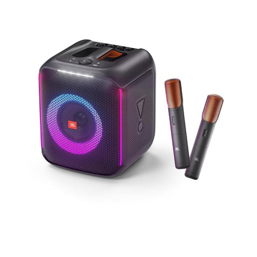 JBL PartyBox Encore | Haut-parleur de fête portatif - Sans fil - Bluetooth - 100 W - 2 Microphones inclus - Noir-SONXPLUS La Sarre