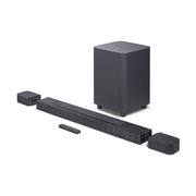 JBL Bar 700 Pro | Barre de son compacte 5.1 - Avec Haut-parleurs surround amovibles - Caisson de graves sans fil - Dolby Atmos - Bluetooth - 620W - Noir-SONXPLUS La Sarre
