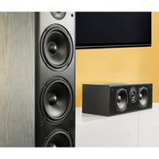 Polk T30 | Haut-parleur central - Série T - 2 voies - 100W - Noir-SONXPLUS La Sarre