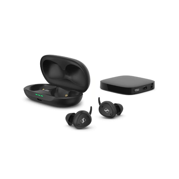 Sennheiser TV Clear Set | Écouteurs intra-auriculaires - Sans fil - Bluetooth - Connecteur pour téléviseur - Noir-SONXPLUS La Sarre
