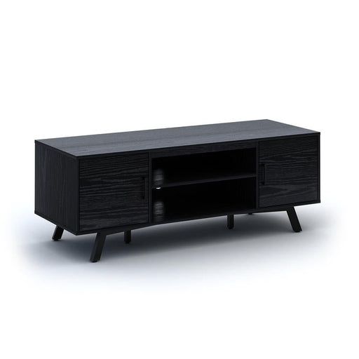 Sonora S40V55N | Meuble téléviseur - 2 Armoires - 55" de large - Noir-SONXPLUS La Sarre
