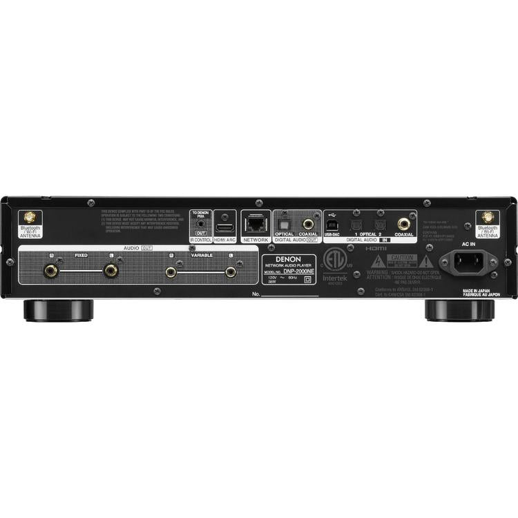 Denon DNP-2000NE | Lecteur réseau Haute Résolution - HEOS intégré - Wi-fi - Noir-SONXPLUS La Sarre
