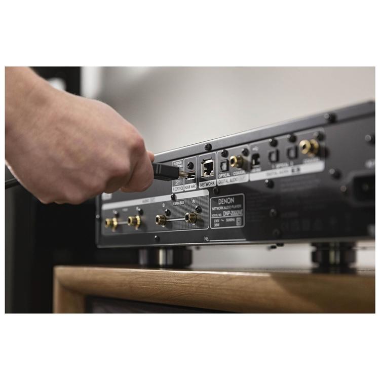 Denon DNP-2000NE | Lecteur réseau Haute Résolution - HEOS intégré - Wi-fi - Noir-SONXPLUS La Sarre