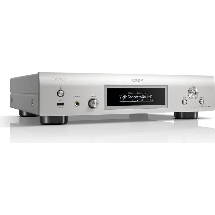 Denon DNP-2000NE | Lecteur réseau haute résolution - HEOS intégré - Wi-fi - Argent-SONXPLUS La Sarre