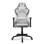 Cougar Armor Elite 300114 | Chaise de jeu - Ergonomique et réglable - Cuir PVC - Blanche-SONXPLUS La Sarre