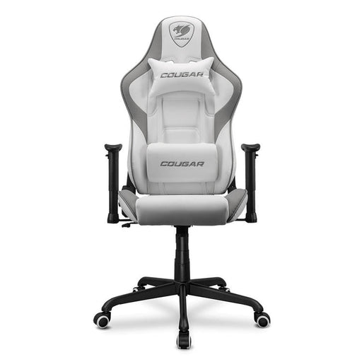 Cougar Armor Elite 300114 | Chaise de jeu - Ergonomique et réglable - Cuir PVC - Blanche-SONXPLUS La Sarre