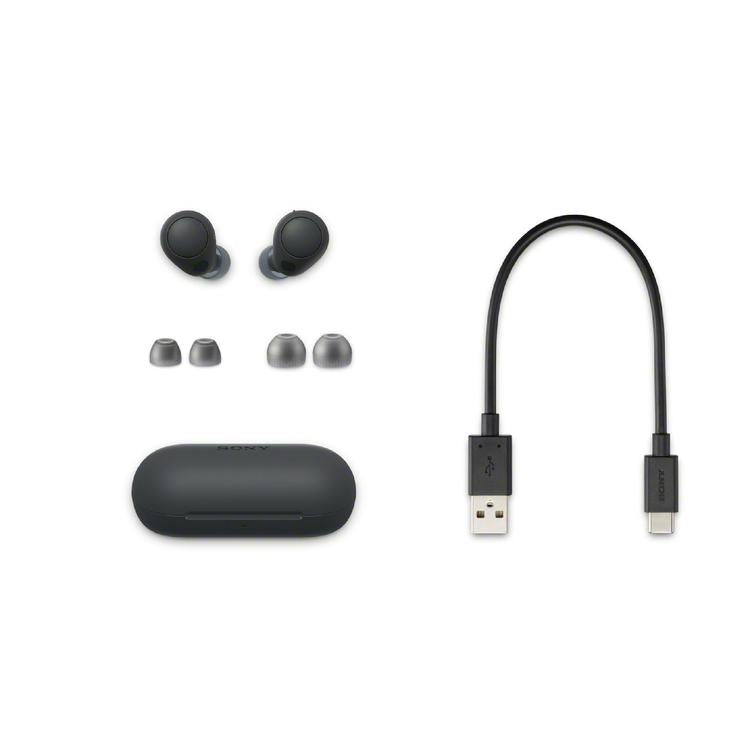 Sony WF-C700N | Ecouteurs sans fil - Microphone - Intra-Auriculaires - Bluetooth - Reduction active du bruit - Noir-SONXPLUS La Sarre