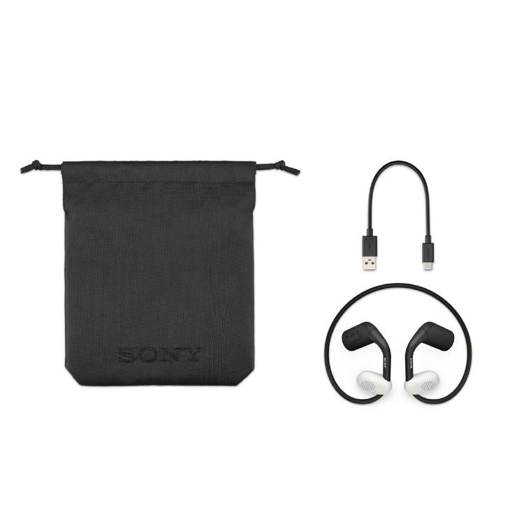 Sony Float Run WIOE610 | Ecouteurs avec micro - Supra-auriculaires - Bluetooth - Sans fil - Noir-SONXPLUS La Sarre