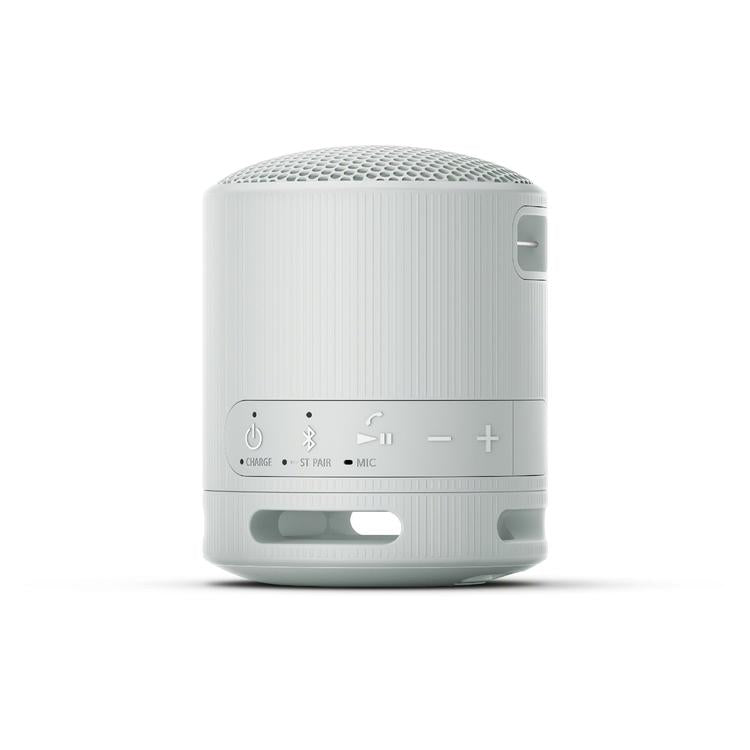 Sony SRS-XB100 | Haut-parleur portatif - Sans fil - Bluetooth - IP67 - Gris clair-SONXPLUS La Sarre