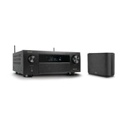 Denon AVRX4800H & HOME250 | Récepteur AV 9.4 canaux et haut-parleur sans-fil - 8K - Auro 3D - Cinéma maison - HEOS - Noir-SONXPLUS La Sarre