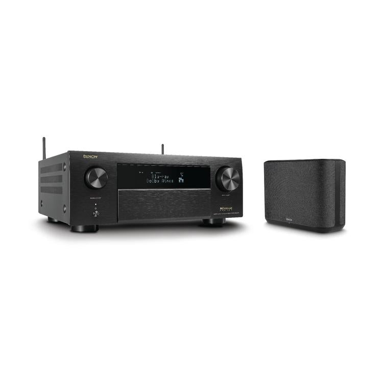 Denon AVRX4800H & HOME250 | Récepteur AV 9.4 canaux et haut-parleur sans-fil - 8K - Auro 3D - Cinéma maison - HEOS - Noir-SONXPLUS La Sarre