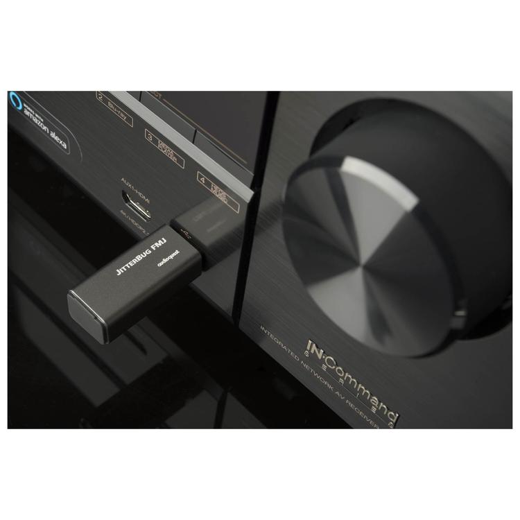 Audioquest JitterBug | Filtre de bruit USB - Full metal jacket - Noir-SONXPLUS La Sarre