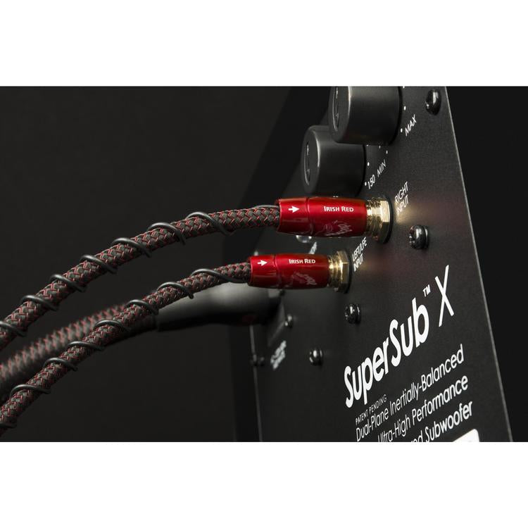 Audioquest Irish Red | Câble pour caisson de basses - 5 mètres-SONXPLUS La Sarre