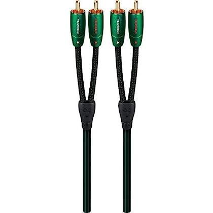 Audioquest Evergreen | Câble RCA à RCA - Bouchons plaqués Or - 1 Mètre-SONXPLUS La Sarre