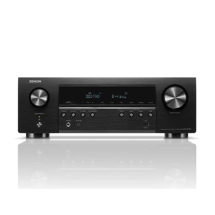 DENON AVRS670H | Récepteur AV cinéma maison 5.2 Canaux - HDMI 8K - Heos intégré - Bluetooth - Wi-Fi - Noir-SONXPLUS La Sarre