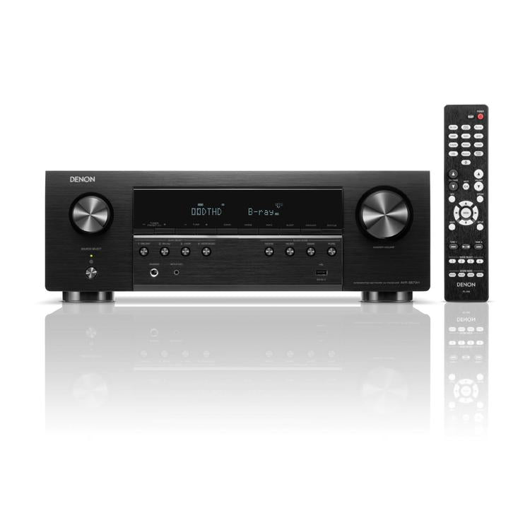 DENON AVRS670H | Récepteur AV cinéma maison 5.2 Canaux - HDMI 8K - Heos intégré - Bluetooth - Wi-Fi - Noir-SONXPLUS La Sarre