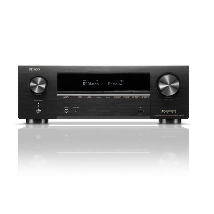 DENON AVR-X1800H | Récepteur AV 7.2 Canaux - Vidéo 8K - Son 3D - Dolby Atmos - DTS:X - Noir-SONXPLUS La Sarre