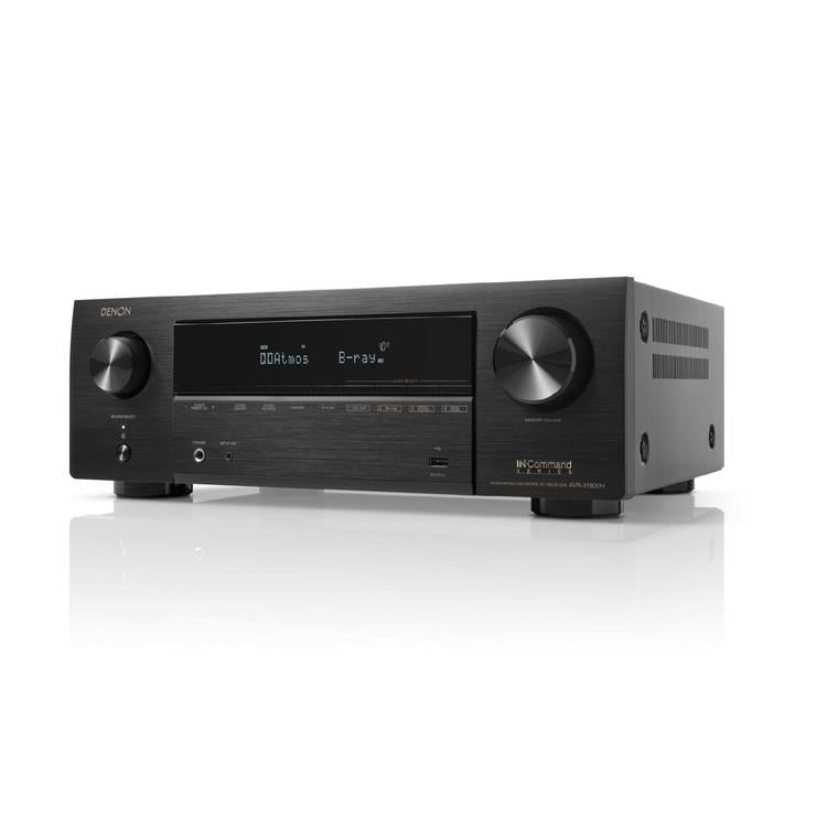 DENON AVR-X1800H | Récepteur AV 7.2 Canaux - Vidéo 8K - Son 3D - Dolby Atmos - DTS:X - Noir-SONXPLUS La Sarre