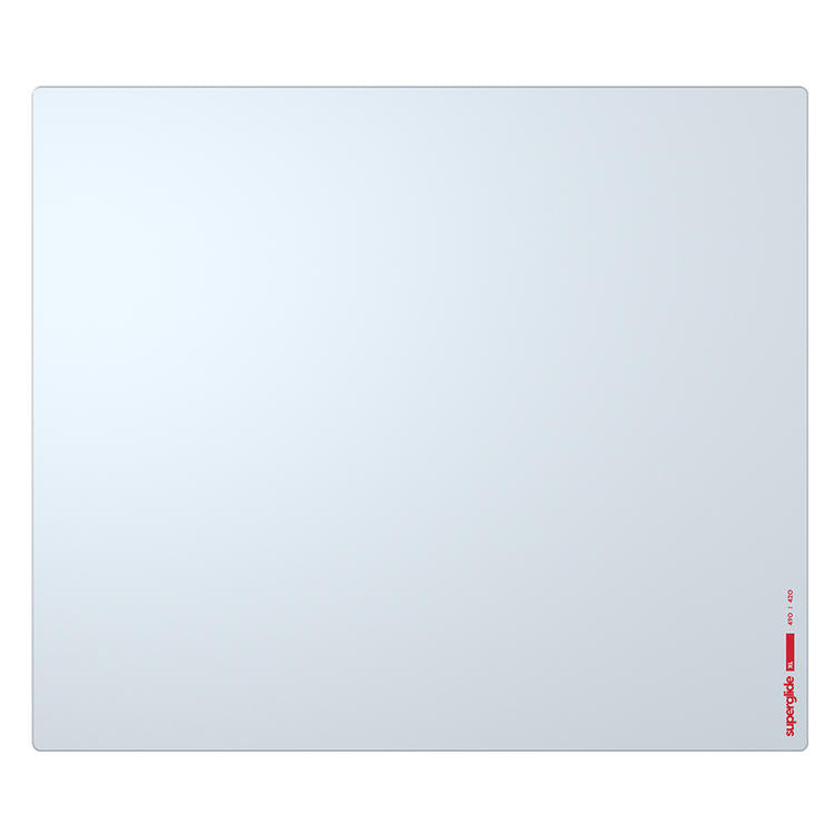 Pulsar SGPXLW | Superglide Glass Pad XL - Construction multicouche - Antidérapant - Blanc-SONXPLUS La Sarre