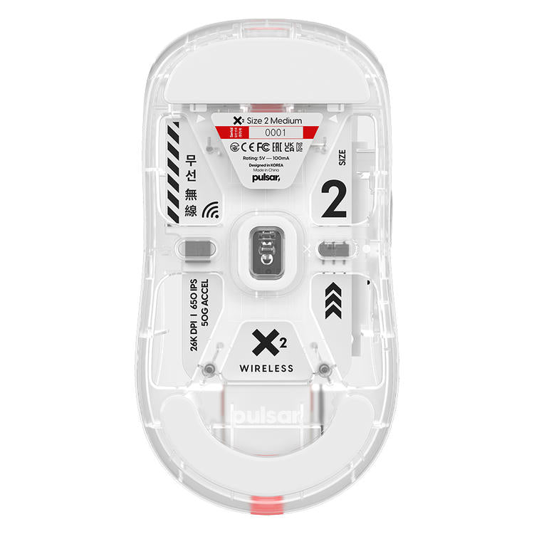 Pulsar PX2CL | Souris sans fil X2 - 70 Heures d'autonomie - Clair-SONXPLUS La Sarre