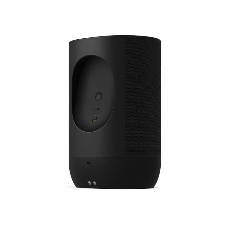 Sonos Move 2 | Haut-parleur sans fil - Stéréo - Commande Vocale - Jusqu'à 24 heures d'autonomies - Noir-SONXPLUS La Sarre