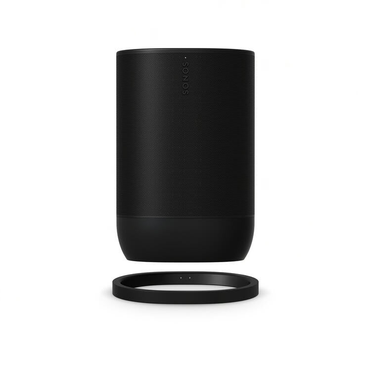 Sonos Move 2 | Haut-parleur sans fil - Stéréo - Commande Vocale - Jusqu'à 24 heures d'autonomies - Noir-SONXPLUS La Sarre