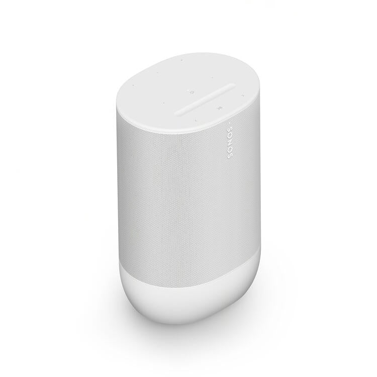 Sonos Move 2 | Haut-parleur sans fil - Stéréo - Commande Vocale - Jusqu'à 24 heures d'autonomies - Blanc-SONXPLUS La Sarre