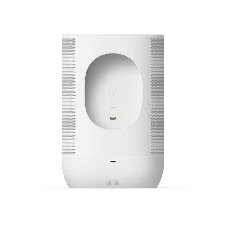 Sonos Move 2 | Haut-parleur sans fil - Stéréo - Commande Vocale - Jusqu'à 24 heures d'autonomies - Blanc-SONXPLUS La Sarre