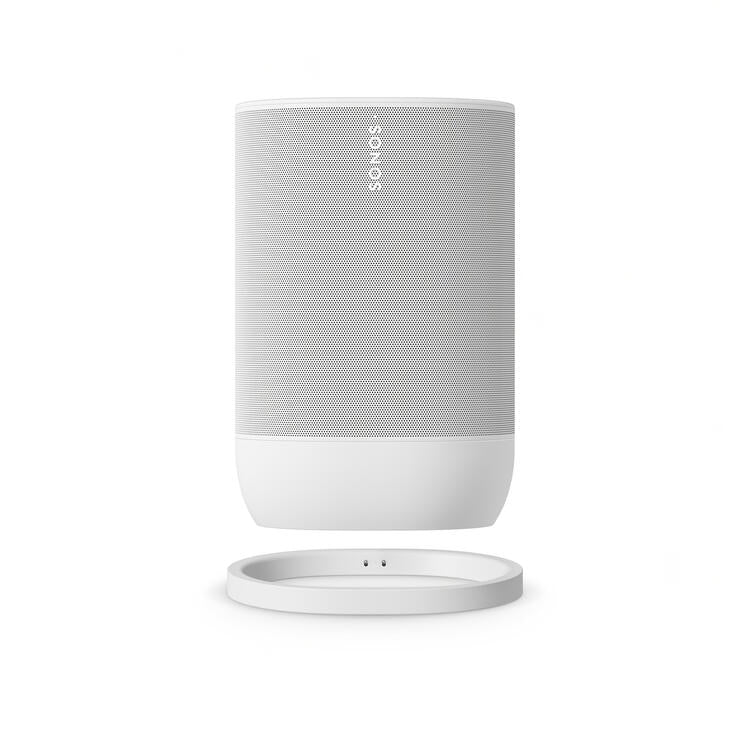 Sonos Move 2 | Haut-parleur sans fil - Stéréo - Commande Vocale - Jusqu'à 24 heures d'autonomies - Blanc-SONXPLUS La Sarre