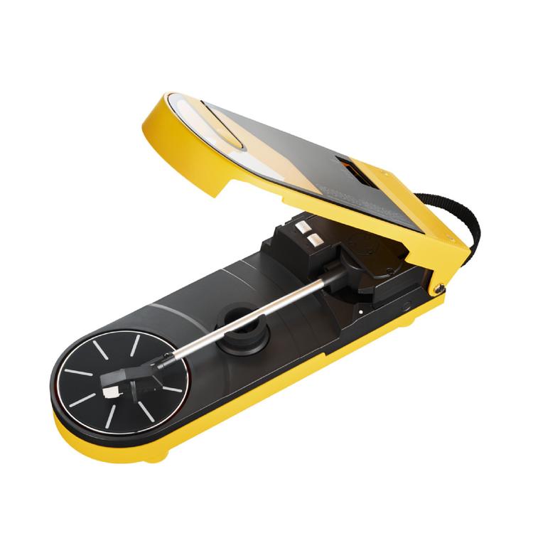 Audio-Technica AT-SB727-BK | Table tournante SoundBurger portable - Autonomie 12 heures - Jaune-SONXPLUS La Sarre