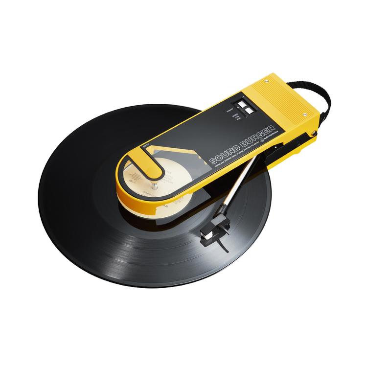 Audio-Technica AT-SB727-BK | Table tournante SoundBurger portable - Autonomie 12 heures - Jaune-SONXPLUS La Sarre