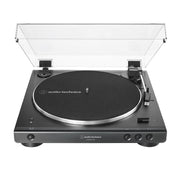 Audio-Technica AT-LP60XBT-USB-BK | Table tournante Stéréo - Entièrement automatique - Entraînement par courroie - USB - Bluetooth - Noir-SONXPLUS La Sarre
