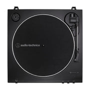 Audio-Technica AT-LP60XBT-USB-BK | Table tournante Stéréo - Entièrement automatique - Entraînement par courroie - USB - Bluetooth - Noir-SONXPLUS La Sarre