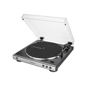 Audio-Technica AT-LP60X-GM | Table tournante Stéréo - Entraînement par courroie - Entièrement automatique - Métal Gun-SONXPLUS La Sarre