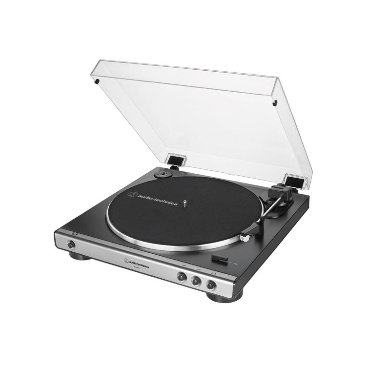 Audio-Technica AT-LP60X-GM | Table tournante Stéréo - Entraînement par courroie - Entièrement automatique - Métal Gun-SONXPLUS La Sarre