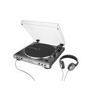Audio-Technica AT-LP60XHP-GM | Table tournante - Stéréo - Avec casque - Métal Gun-SONXPLUS La Sarre