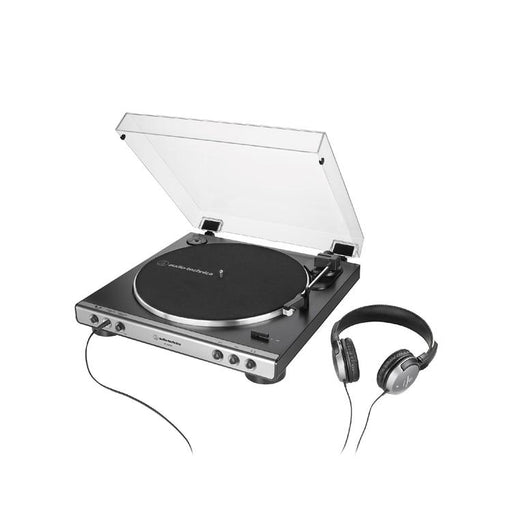 Audio-Technica AT-LP60XHP-GM | Table tournante - Stéréo - Avec casque - Métal Gun-SONXPLUS La Sarre